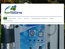 Tablet Screenshot of iberozono.com